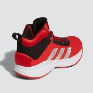 Brand New Boys Sz 2.5 Adidas Cross Em Up 5K Basketball Shoes